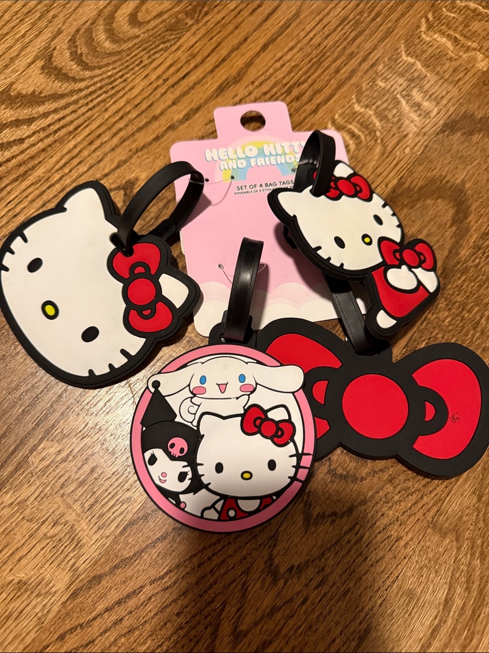 Sanrio Hello Kitty Bag Tag Set of 4